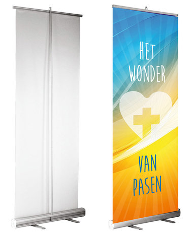 Roll-up banner / Het Wonder van Pasen