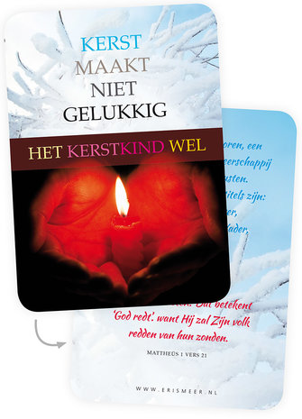 | Gemengde set / Minikaartjes Kerst