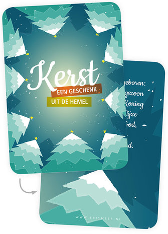 | Gemengde set / Minikaartjes Kerst