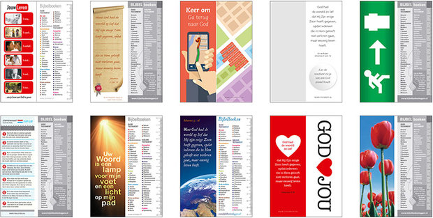 | Gemengde set / Boekenleggers Evangelisatie