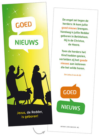 Boekenleggers / Goed Nieuws - Jezus de Redder is geboren