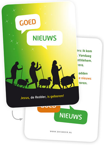 Minikaartjes / Goed Nieuws - Jezus de Redder is geboren