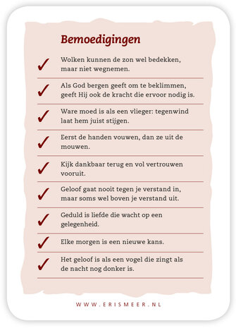 Bemoedigingskaartjes - Psalm 121:1-2