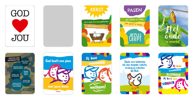 | Gemengde set / Minikaartjes voor kinderen