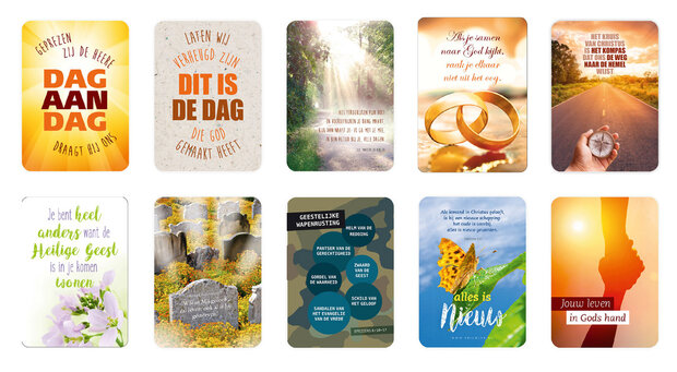| Gemengde set  / Minikaartjes opbouwend