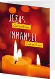 Dubbele kaarten /  Jezus God redt ons - Immanuel God met ons_