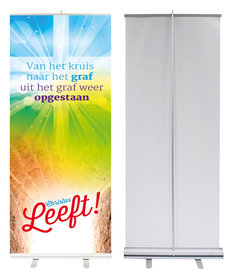 Roll-up banner / Christus leeft