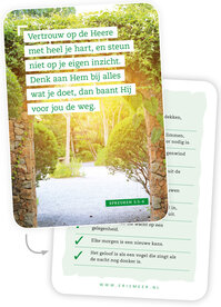 Bemoedigingskaartjes - Spreuken 3:5-6