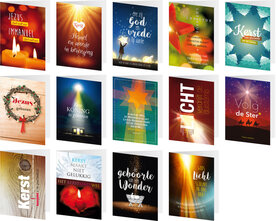 | Gemengde set / Dubbele kaarten Kerst