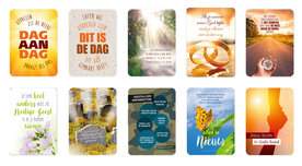 | Gemengde set  / Minikaartjes opbouwend